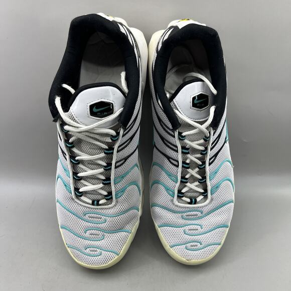 Nike Air Max Plus Tn Hyper Jade Shoes Men Size 11 White Running Comfort Sneakers - Picture 5 of 10